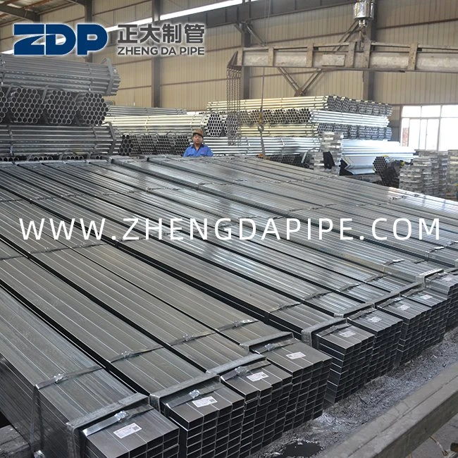 20X20 200X200 Pre-gegalvaniseerde rechthoekige buis