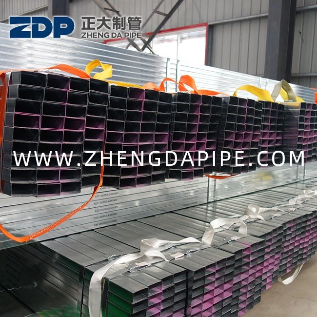 20X40 200X400 Pre-gegalvaniseerde rechthoekige buis